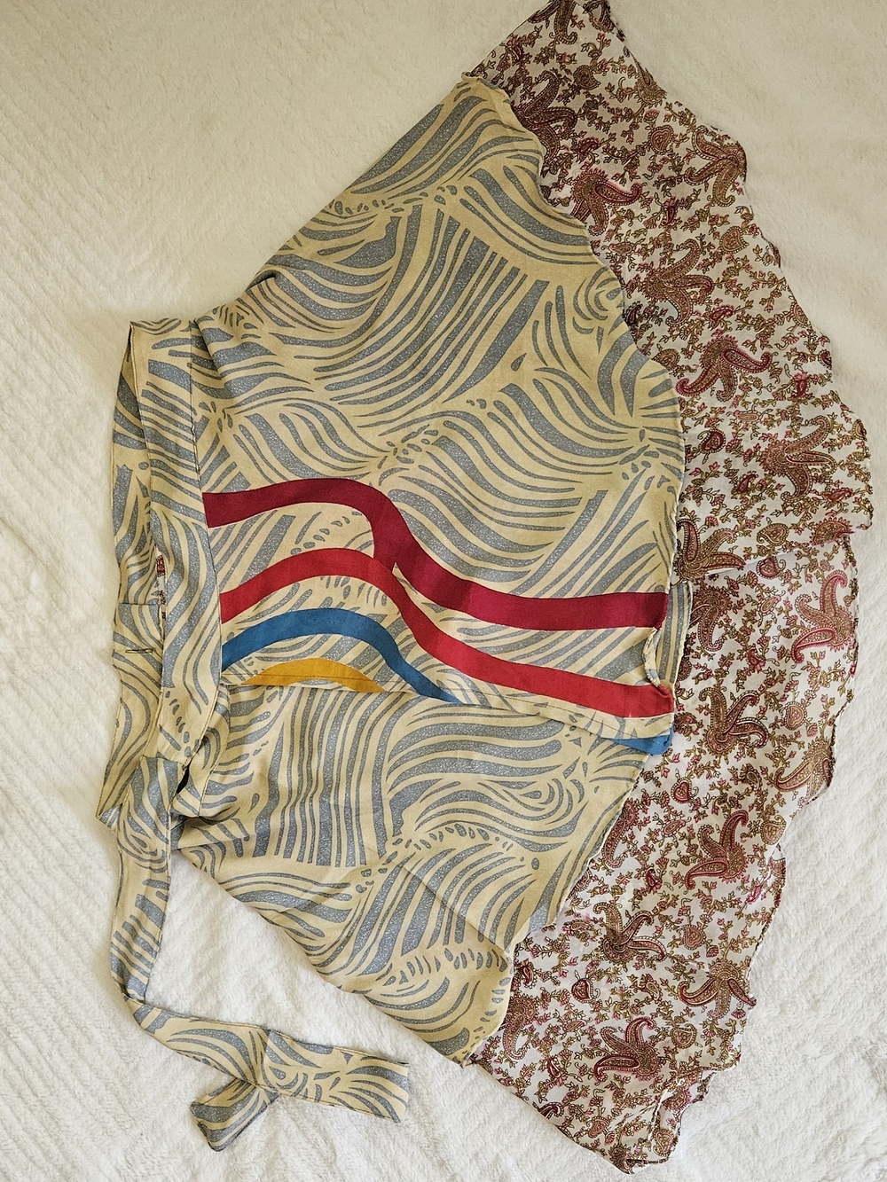 SILK WRAP SKIRT